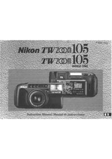 Nikon TW Zoom 105 manual. Camera Instructions.